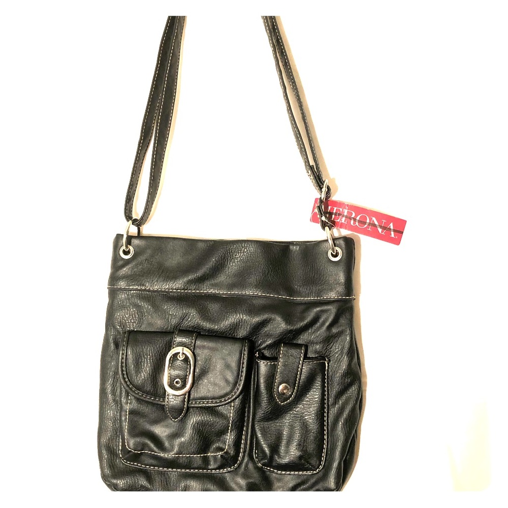 Merona black crossbody NWT